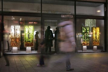 Rotbuchen Gemäldeserie Bertolt Hering Jahreslauf Jahreszeiten vier