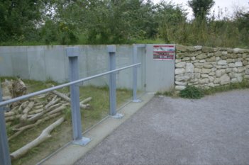 Ist-Zustand Schlangengehege Nationalpark-Zentrum Orth bei Wien